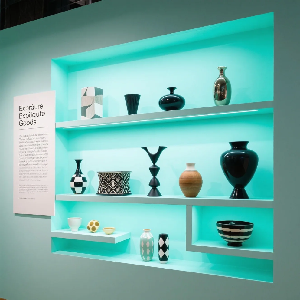 Exquisite Goods exhibition showcasing art and design at ScreeningFilm
