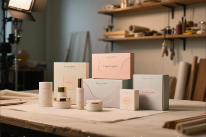 Creative team working on Exquisite Goods design project