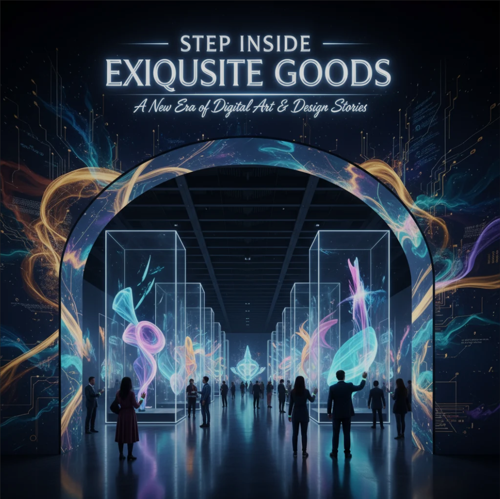Step Inside Exquisite Goods: A New Era of Digital Art & Design Stories