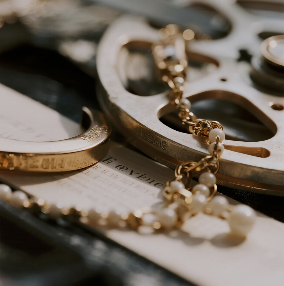 Artisan designing handcrafted luxury goods in a creative studio