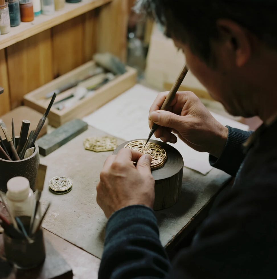 Curated collection of handcrafted luxury goods showcasing artistry, craftsmanship, and refined design