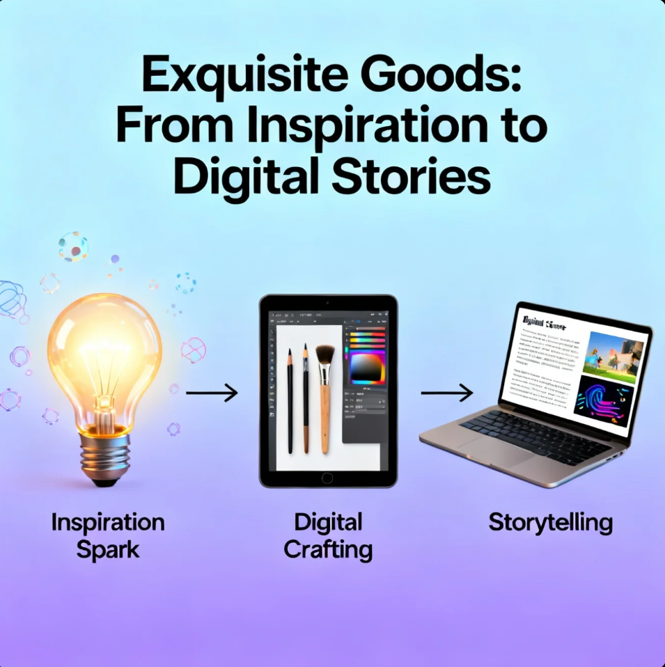 How Exquisite Goods Transforms Inspiration into Digital Stories